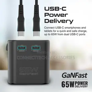 Promate 65W Power Delivery Travel Adapter