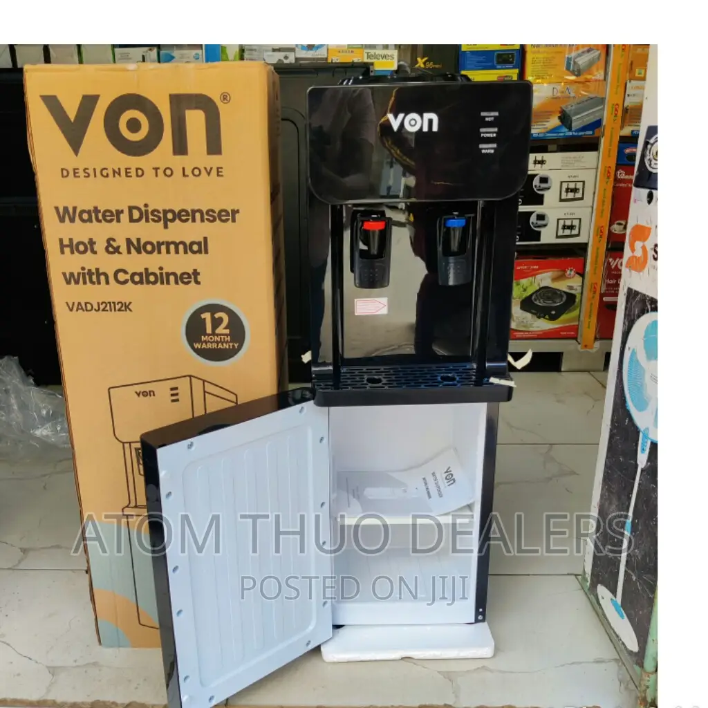 Black Von Hot and Normal Water Dispenser