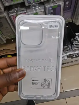 The CLEAR GRIP CASE Clear iPhone 15 Pro Max Case