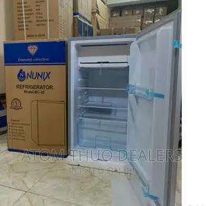 Nunix 92 Litres Mini Single Door Silver Fridge