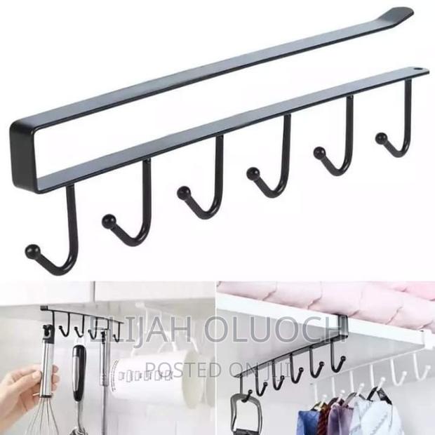 White Hook Over,Over Drawer Hooks - main view
