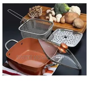 Copper Deepfrying Pan,