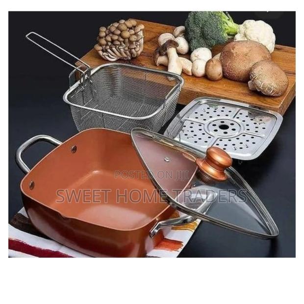 Copper Deepfrying Pan,