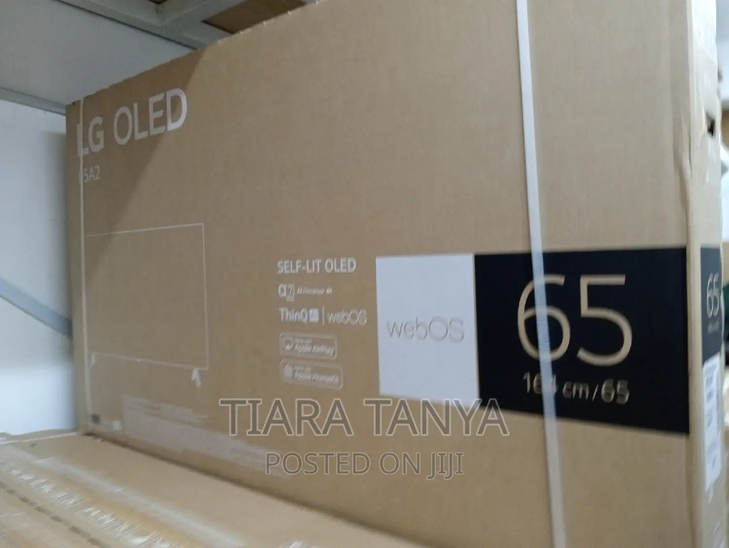 LG 65 Inch OLED TV A2 Series Smart Webos With AI Thinq