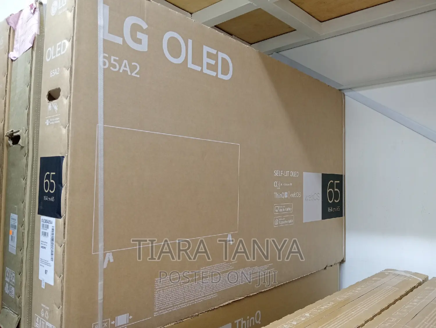 LG 65 Inch OLED TV A2 Series Smart Webos With AI Thinq