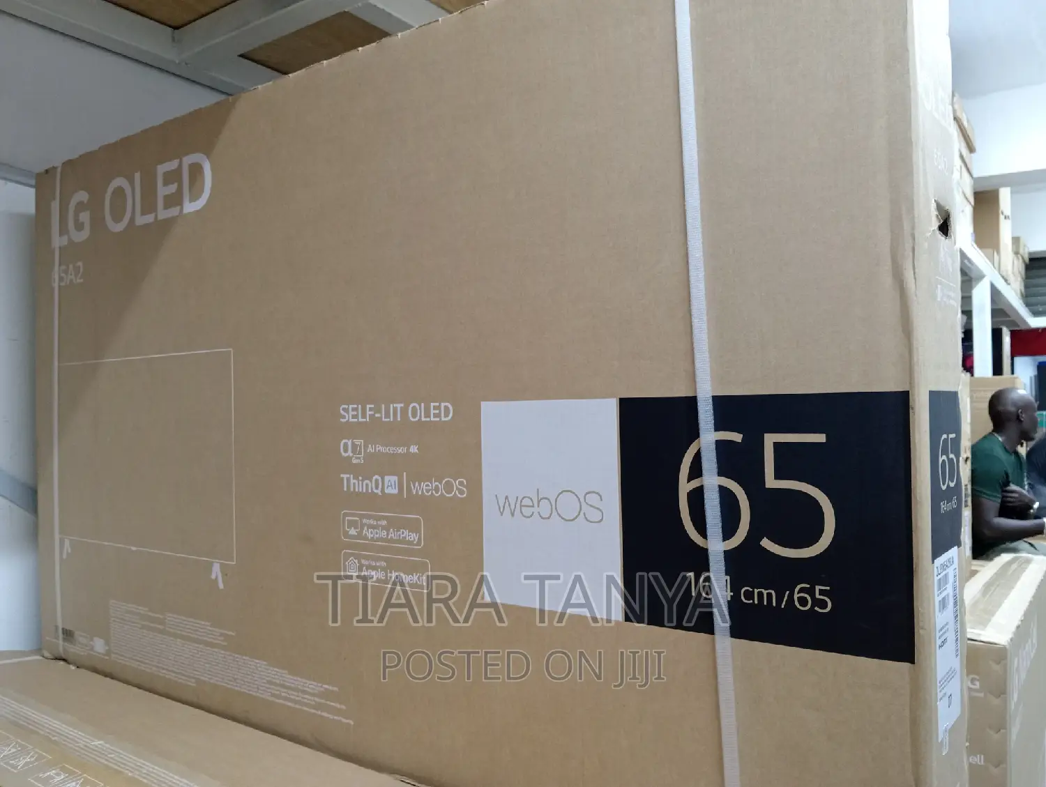 LG 65 Inch OLED TV A2 Series Smart Webos With AI Thinq