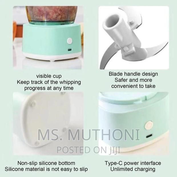 Mini Food Processor With 2 Blade Options - thumbnail 3