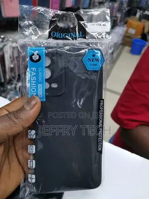 Silicon Back Case for Oppo A55 4g - Blue