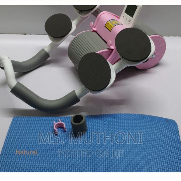 4 Elbow Pad Automatic Rebound Healthy Abdominal Wheel - thumbnail 3
