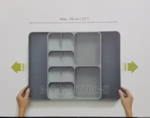 Big Size 56cm Expandable Cutlery Gadgets Drawer Organizer