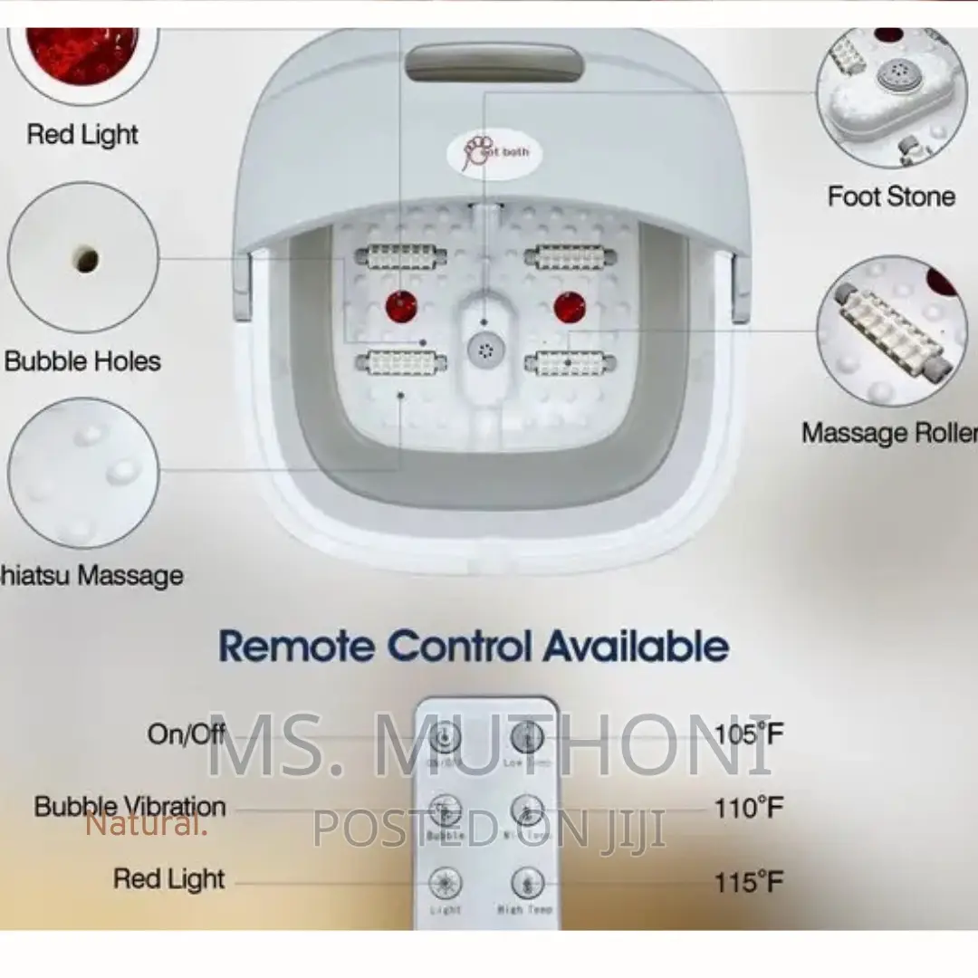 High Quality Portable Silicon Folding Electric Foot Bath
