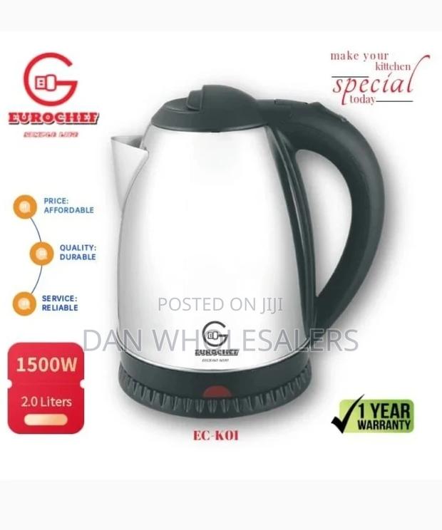 Eurochef Stainless Steel 1.8L Electric Kettle