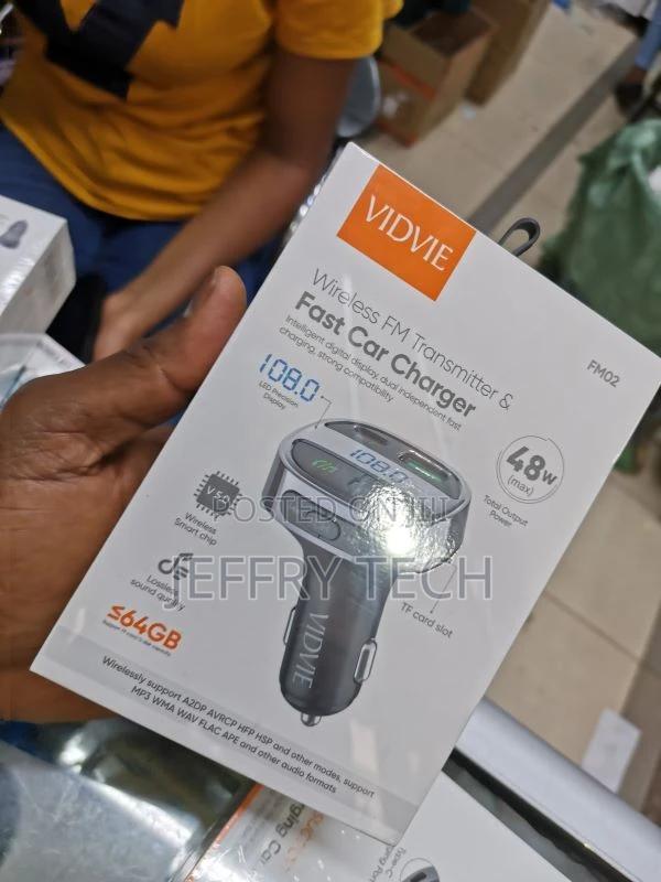 Vidvie FM02 48W Bluetooth FM Audio Modulator - thumbnail 2