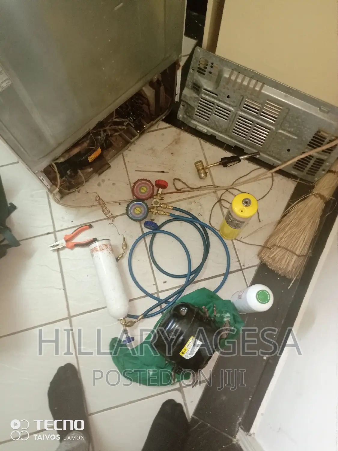 Fridge Double Door Compressor Replacement
