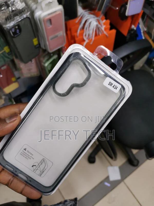 Clear Transparent Back Cover for Samsung Galaxy A34 5G Phone - thumbnail 2