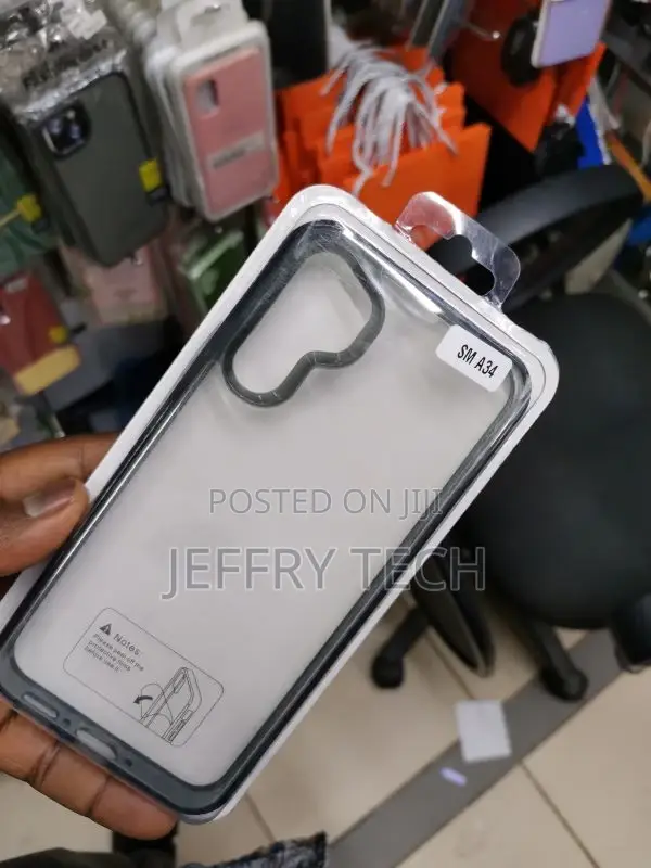 Clear Transparent Back Cover for Samsung Galaxy A34 5G Phone
