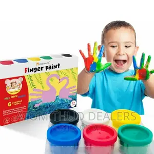 6 Bright Colours Finger Paint