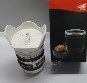 *400ml Camera Lens Thermocup Available in 2 Colours