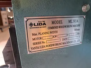 Ml393a Combined Funtions Woodworking Machine. 8in 1