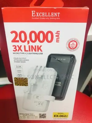 Excellent Power Bank. 20,000mah