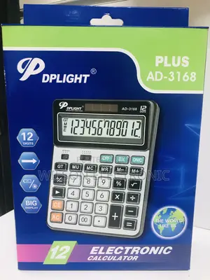 Electronic Calculator. Plus AD-3168