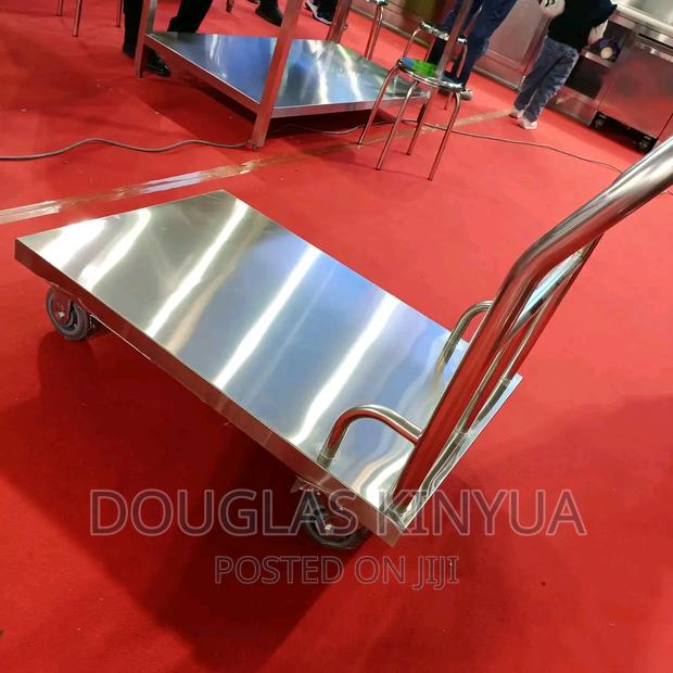 Food Trolley (Stainless Steel ). - main view