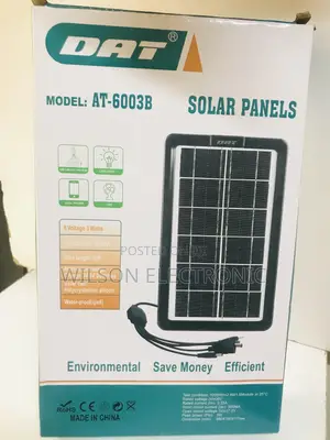 DAT Phone Charging Solar Panel 6v/3w. AT-6003B