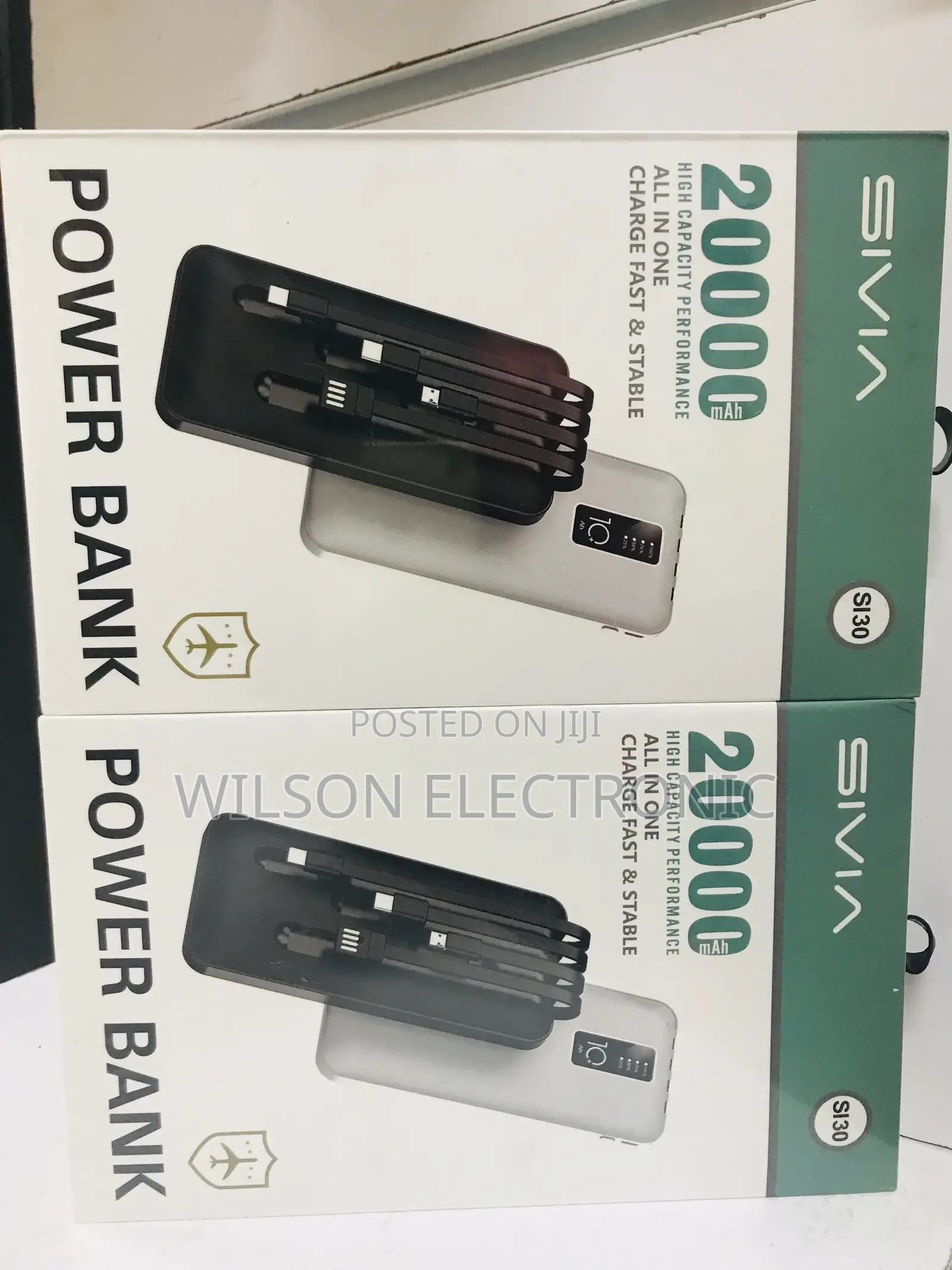 SIVIA Power Bank. 20,000mah