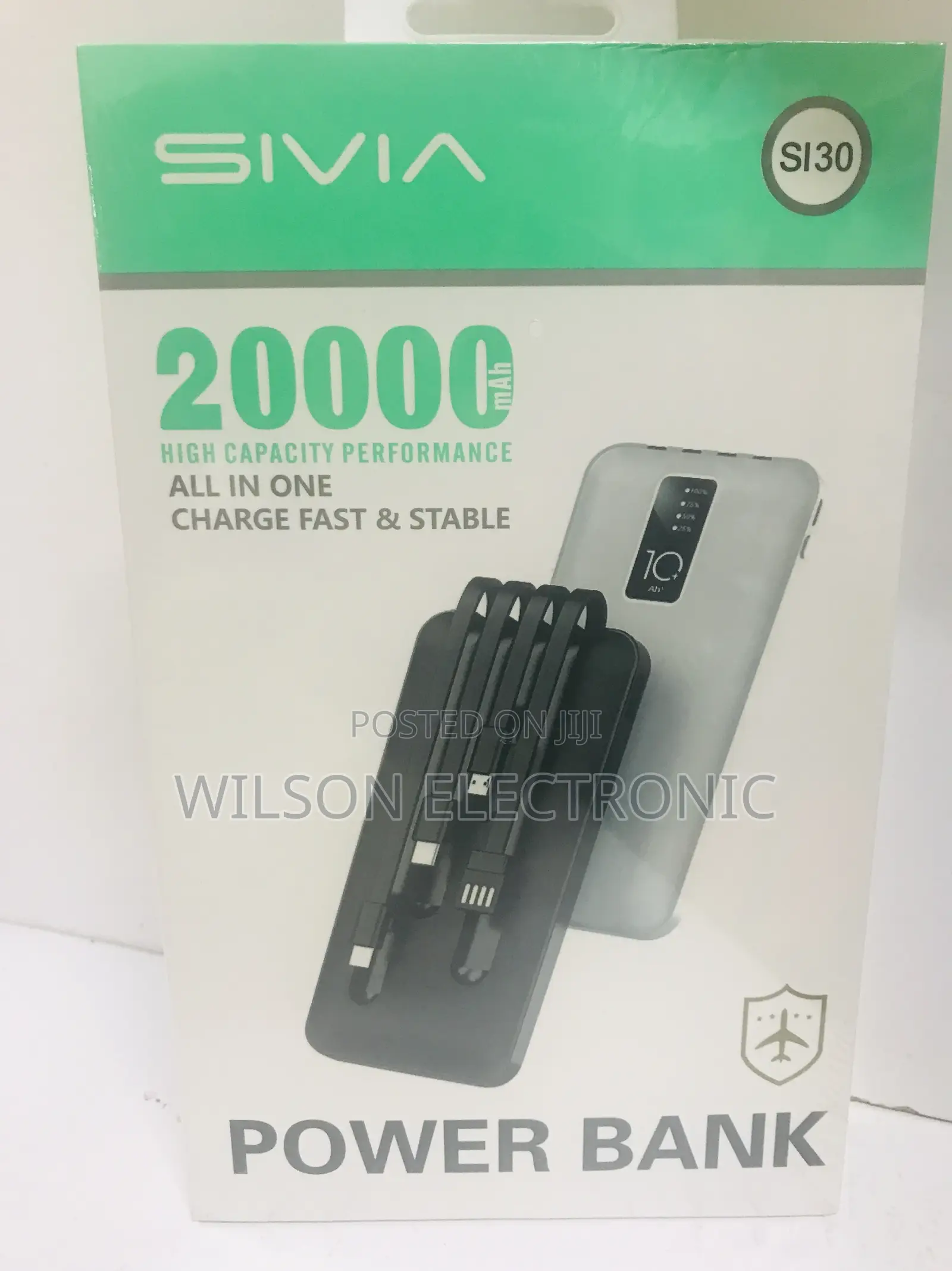 SIVIA Power Bank. 20,000mah