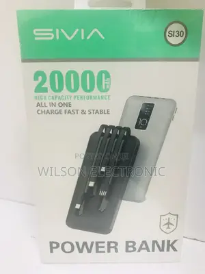 SIVIA Power Bank. 20,000mah