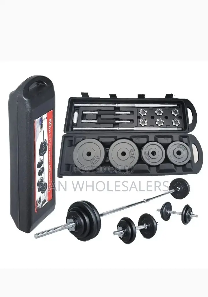 Dumbbell Set 50 Kg Portable Case