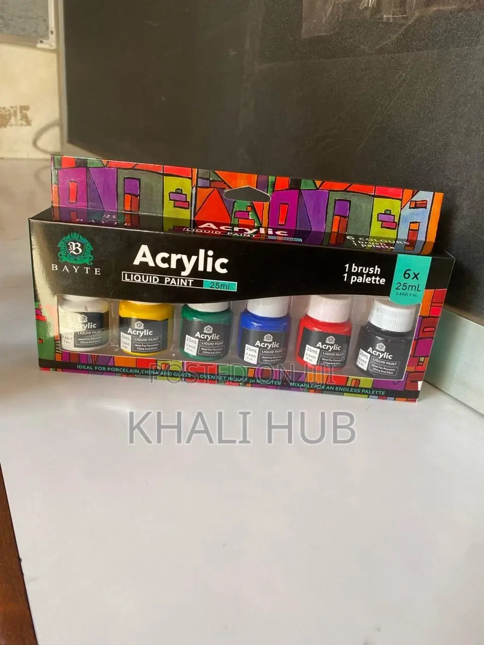 Bayte Liquid 25ml Acrylic Paint Acrylic Liquid Paint 25ml