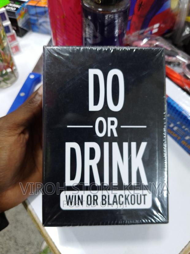 Do or Drink Game Win or Blackout Card Game - main view