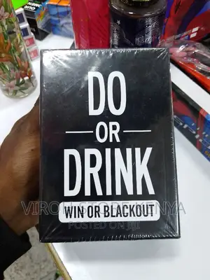 Do or Drink Game Win or Blackout Card Game