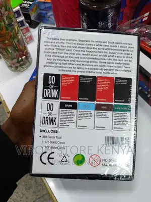 Do or Drink Game Win or Blackout Card Game