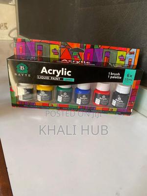 6x 25ml Liquid Acrylic Paint 25ml Liquid Acrylic Paint. - thumbnail 2
