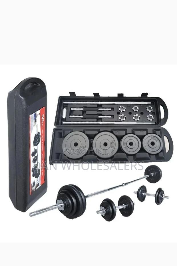 York 50kgs Set Barbell With a Portable Case
