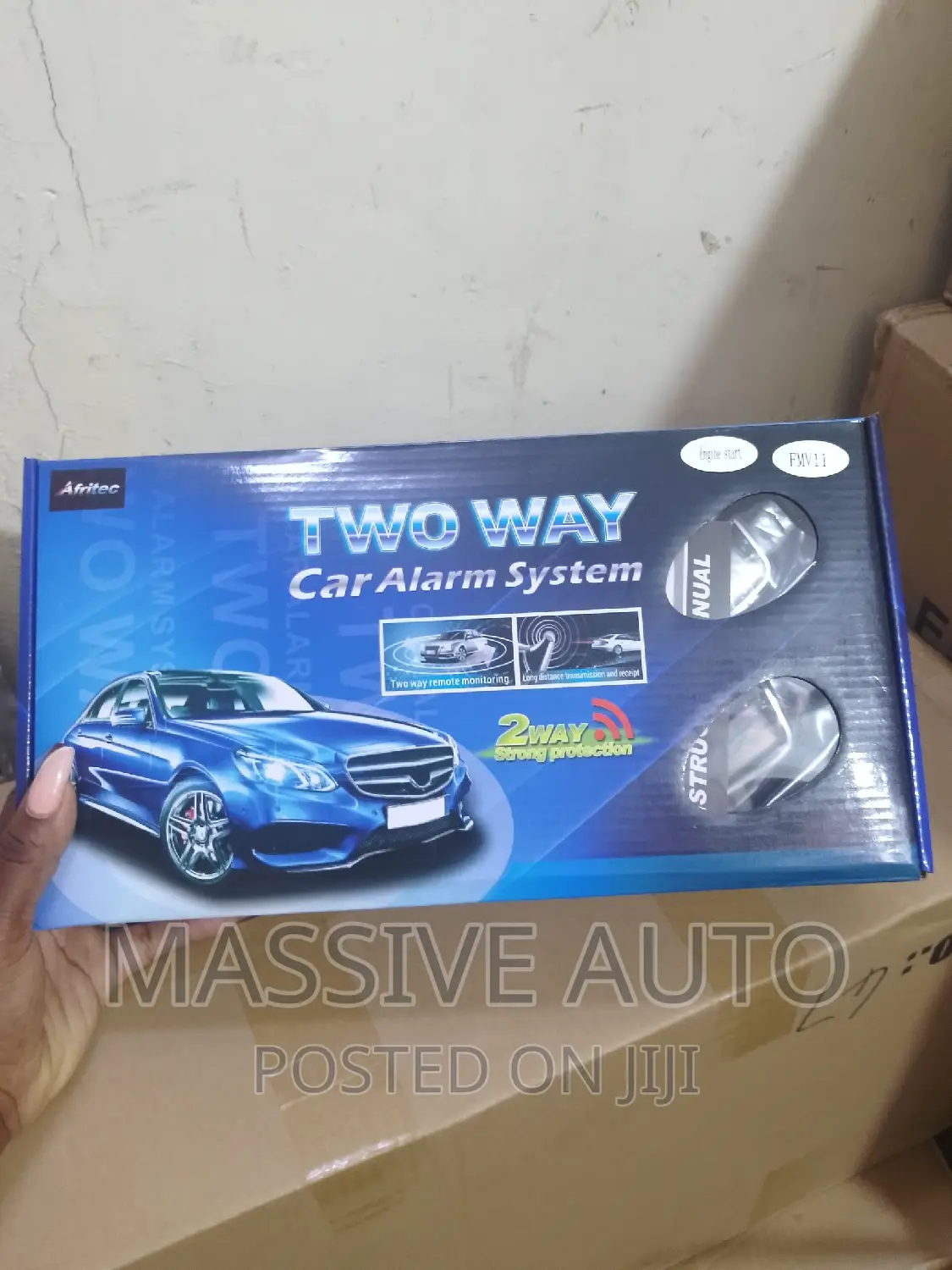 Two Way Start Engine Car Alarm System/ 2 Way Car Alarm