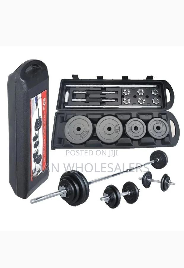 Dumbbells/Barbell With a Portable Casing - main view