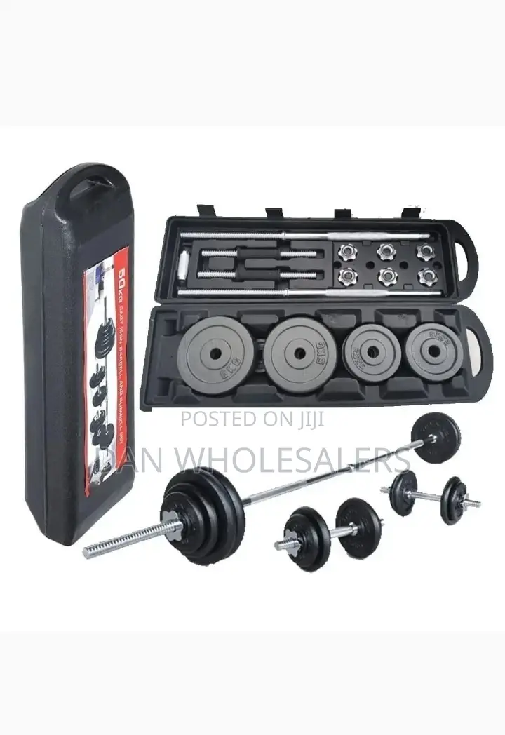 Dumbbells/Barbell With a Portable Casing