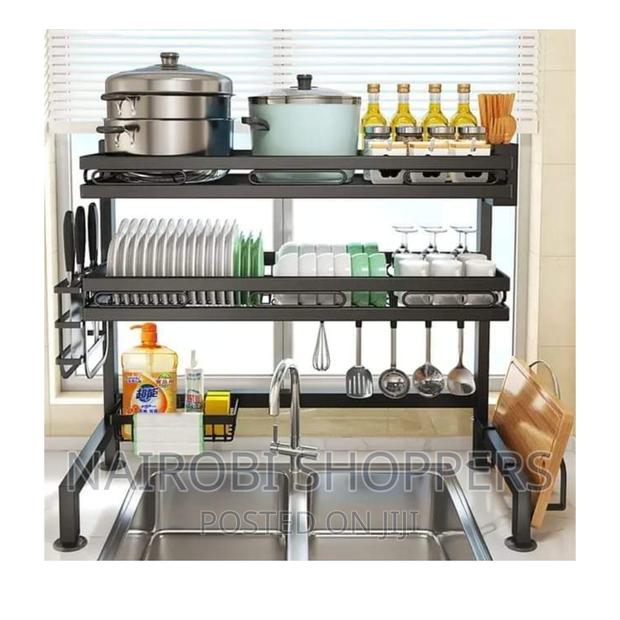 Double Layer Over the Sink Dish Rack - main view