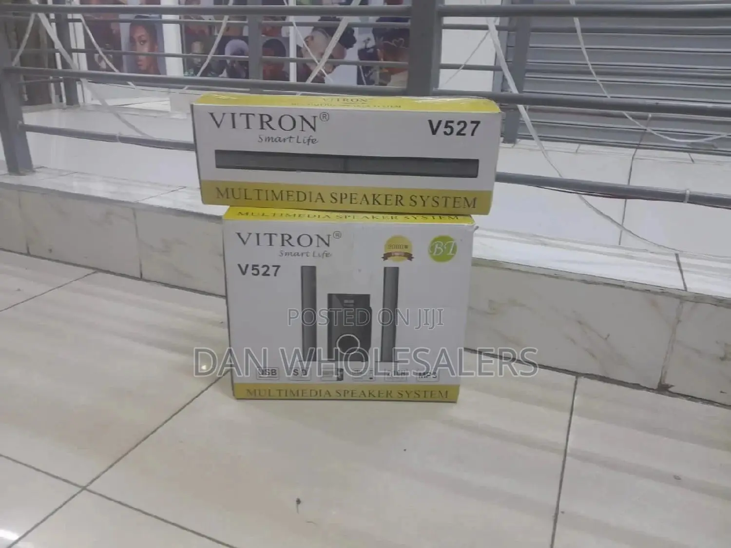 V-527 Sub Woofer System BT/USB/FM Tall Boy