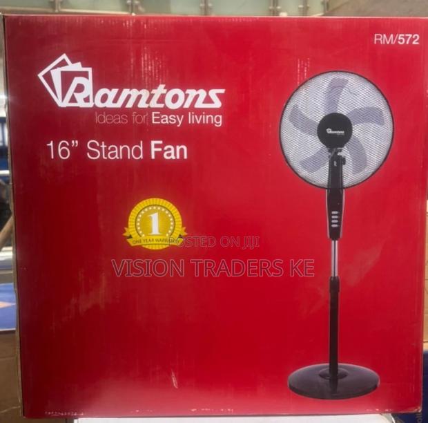 *Fan* Ramtons Rm/572 16 Inches 5 Blades Standing Fan - main view