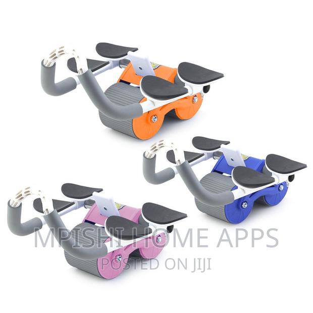4 Elbow Pad Automatic Rebound Healthy Abdominal Wheel - thumbnail 3