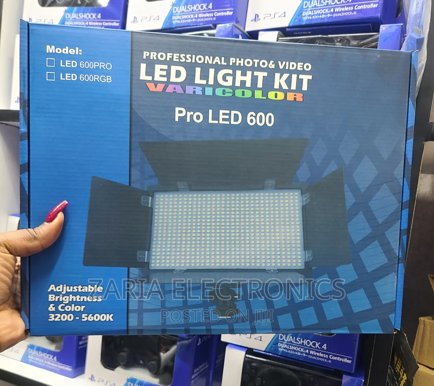 Pro Led 600 Video Light , 2batt Charger and Power Adapter