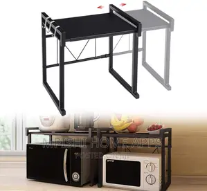 Extending Over the Microwave Metallic Rack Heavy Gauge