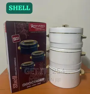 *3PCS SHELL HOT POT*3000, 2500 and 2000 Ml - SET