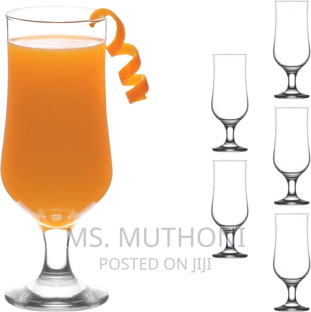 6 PCS 370ml Hurricane Glass - thumbnail 3