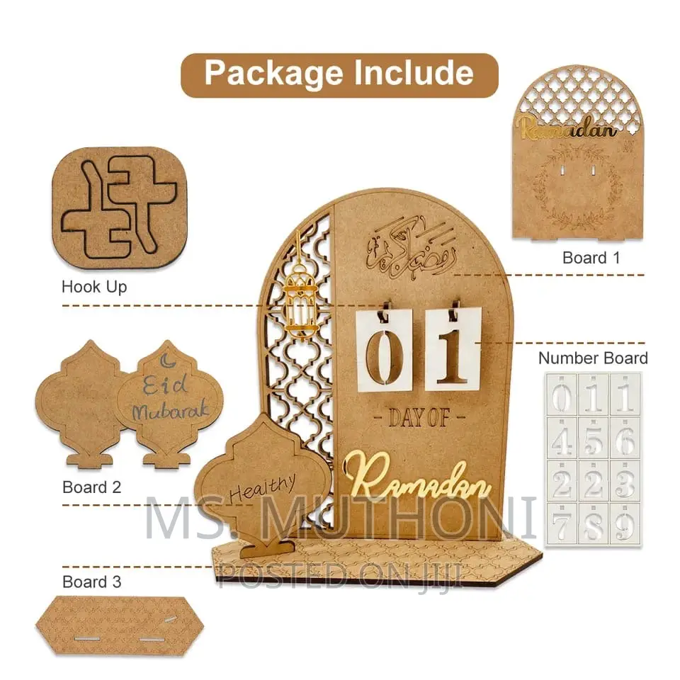 *Ramadhan Decor / Eid Mubarak /Ramadhan Count Down