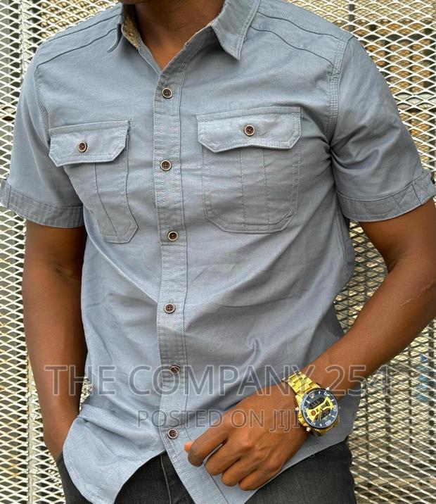 Double Pocket Short Sleeved Khaki Shirts 
Ksh.1500